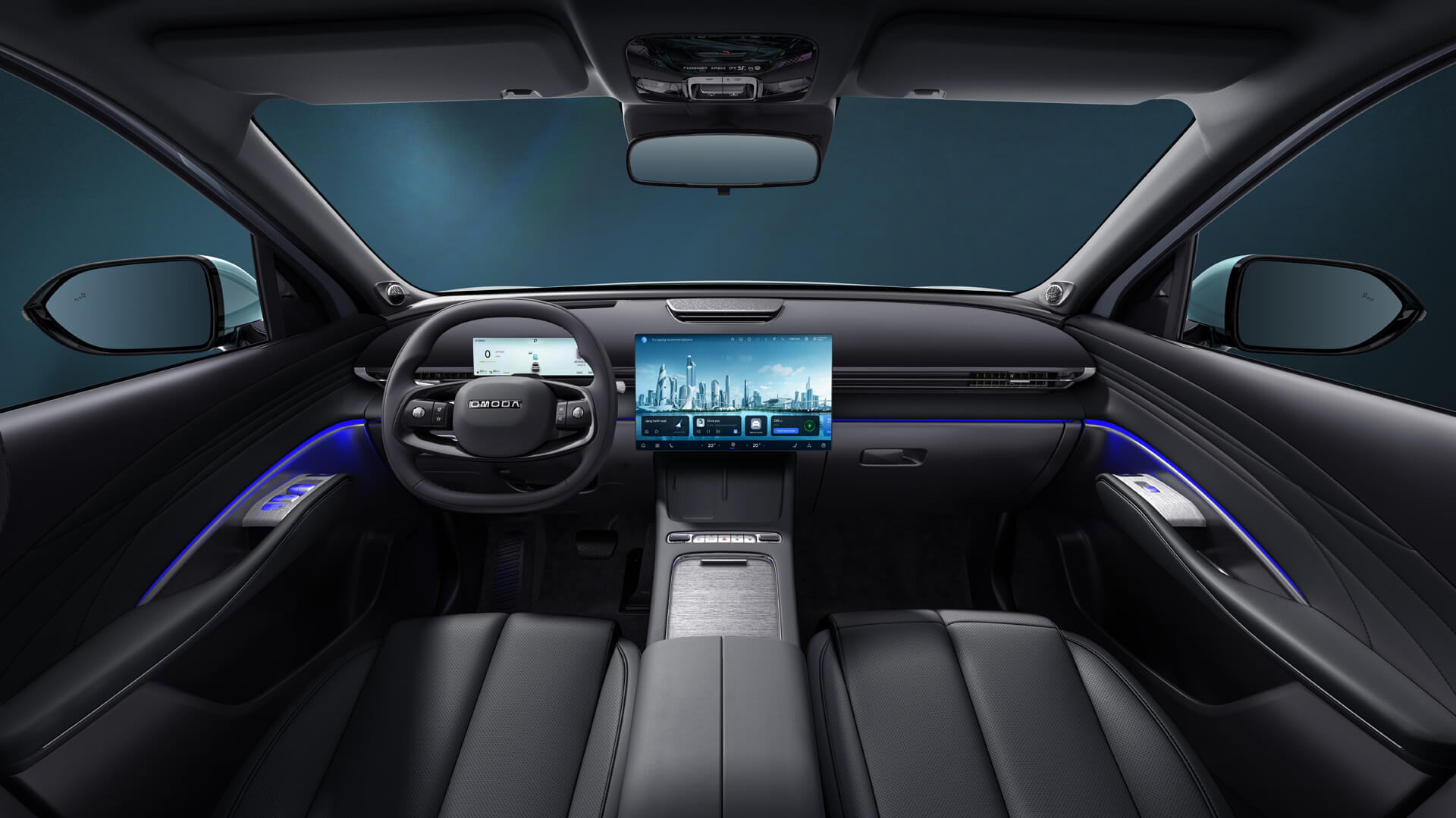 Omoda7 - interiér černý